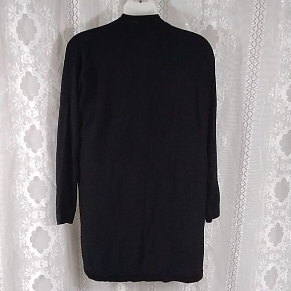 PREMISE BLACK WOMEN'S OPEN SWEATER SIZE L - Picture 14 of 14